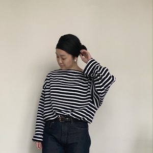 お得超特価0 OUTIL バスクシャツ　TRICOT AAST カットソー(長袖/七分)